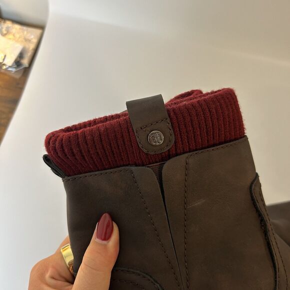 Tommy Hilfiger Womens Rugby 2 Ankle Booties Size 8.5M Brown Faux Leather - Picture 10 of 13